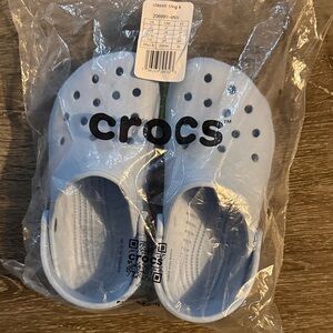CROCS Kids Light Blue Clogs